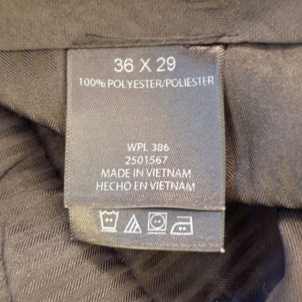 Kenneth Cole Black Dress Pants Men's Size 36x29 - Picture 5 of 5